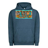 Pigment Midnight Navy Welcome Fall Urban Hoodie - Artiststas