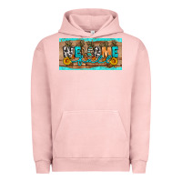Pigment Salmon Welcome Fall Urban Hoodie - Artiststas