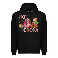 Black hot cocoa Premium Hoodie - AdoDesignShop