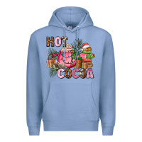 Colony Blue hot cocoa Premium Hoodie - AdoDesignShop