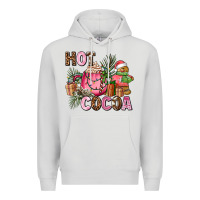 Dove Grey hot cocoa Premium Hoodie - AdoDesignShop