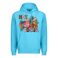 Ocean Blue hot cocoa Premium Hoodie - AdoDesignShop