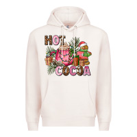 Pale Pink hot cocoa Premium Hoodie - AdoDesignShop