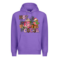 Purple hot cocoa Premium Hoodie - AdoDesignShop