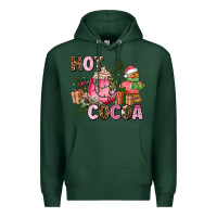 Sports Green hot cocoa Premium Hoodie - AdoDesignShop