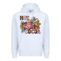 White hot cocoa Premium Hoodie - AdoDesignShop