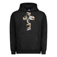Pigment Black cowhide cross Urban Hoodie - JahusDesignShop