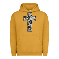 Pigment Peanut Butter cowhide cross Urban Hoodie - JahusDesignShop