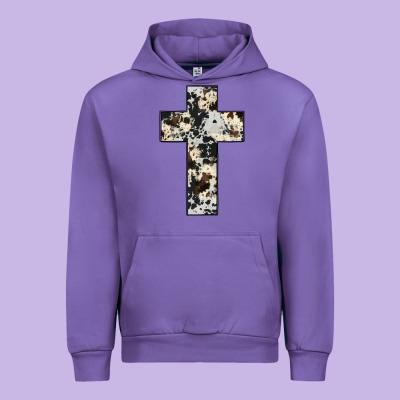 Cowhide Cross Urban Hoodie Designed By Jahusdesignshop