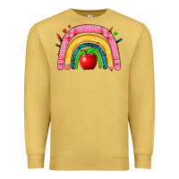 Antique Gold school rainbow Premium Sweatshirt - Zillion Design Studio