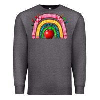 Charcoal Heather school rainbow Premium Sweatshirt - Zillion Design Studio