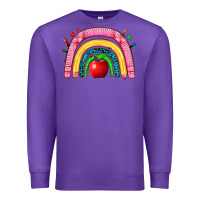 Purple school rainbow Premium Sweatshirt - Zillion Design Studio