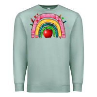 Seafoam school rainbow Premium Sweatshirt - Zillion Design Studio