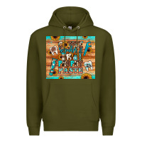 Army Green coffee scrubs and prophy paste Premium Hoodie - JahusDesignShop