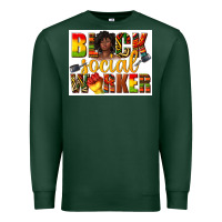 Sports Green black social worker Premium Sweatshirt - texasbilliewilder