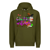 Army Green cheers witches Premium Hoodie - AdoDesignShop