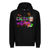 Black cheers witches Premium Hoodie - AdoDesignShop