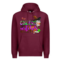 Burgundy cheers witches Premium Hoodie - AdoDesignShop