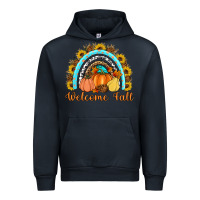 Navy Welcome Fall Rainbow Urban Hoodie - Artiststas