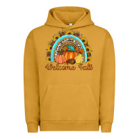 Pigment Peanut Butter Welcome Fall Rainbow Urban Hoodie - Artiststas