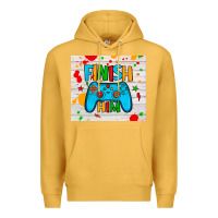 Mustard finish him Premium Hoodie - JahusDesignShop