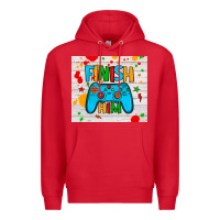 Red finish him Premium Hoodie - JahusDesignShop