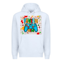 White finish him Premium Hoodie - JahusDesignShop