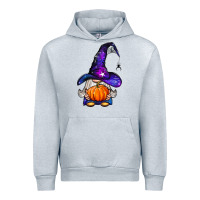 Heather Grey witch gnome with pumpkin Urban Hoodie - BundleAndBundleShop