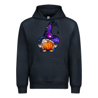Navy witch gnome with pumpkin Urban Hoodie - BundleAndBundleShop