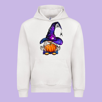 Witch Gnome With Pumpkin Urban Hoodie Designed By Bundleandbundleshop