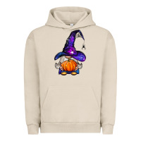 Pigment French Oak witch gnome with pumpkin Urban Hoodie - BundleAndBundleShop