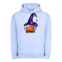 Pigment Grape Ice witch gnome with pumpkin Urban Hoodie - BundleAndBundleShop