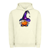 Pigment Pistachio witch gnome with pumpkin Urban Hoodie - BundleAndBundleShop