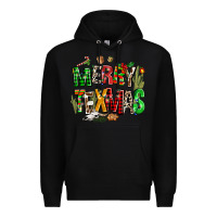 Black christmas texas western Premium Hoodie - AdoDesignShop