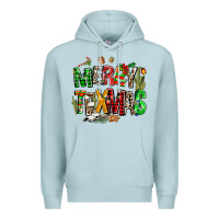 Blue Mist christmas texas western Premium Hoodie - AdoDesignShop