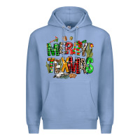 Colony Blue christmas texas western Premium Hoodie - AdoDesignShop