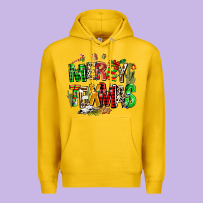 Christmas Texas Western Premium Hoodie Designed By Adodesignshop
