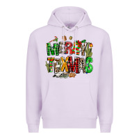 Lilac christmas texas western Premium Hoodie - AdoDesignShop