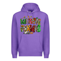 Purple christmas texas western Premium Hoodie - AdoDesignShop