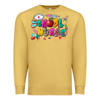 Antique Gold school nurse Premium Sweatshirt - Zillion Design Studio