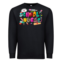 Black school nurse Premium Sweatshirt - Zillion Design Studio