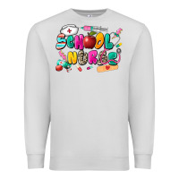 Dove Grey school nurse Premium Sweatshirt - Zillion Design Studio