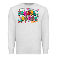 Oatmeal Heather school nurse Premium Sweatshirt - Zillion Design Studio