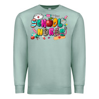 Seafoam school nurse Premium Sweatshirt - Zillion Design Studio