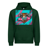 Forest Green racing pink tumbler Urban Hoodie - AdoDesignShop