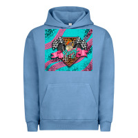 Pigment Pebble Blue racing pink tumbler Urban Hoodie - AdoDesignShop