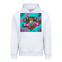 White racing pink tumbler Urban Hoodie - AdoDesignShop