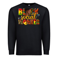 Black black social worker Premium Sweatshirt - texasbilliewilder