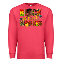 Black Social Worker Premium Sweatshirt | Teevron