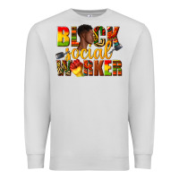 Dove Grey black social worker Premium Sweatshirt - texasbilliewilder